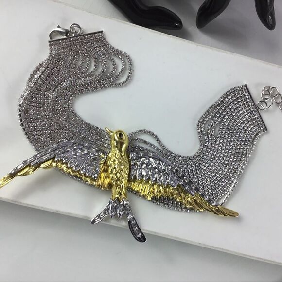 Zara Swan Choker Necklace - Picture 2 of 16